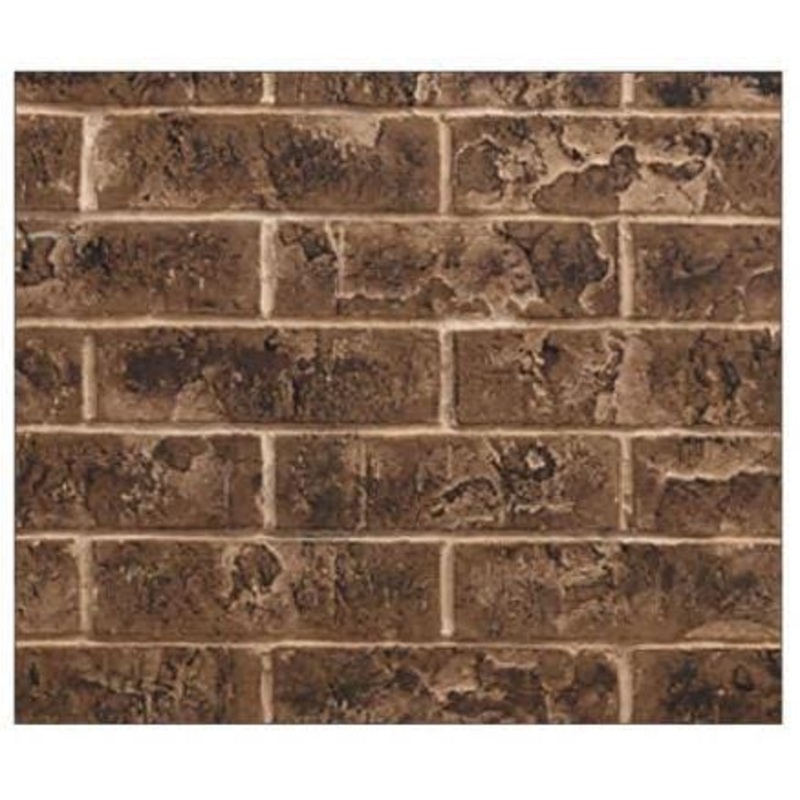 Majestic Tavern Brown Traditional Brick Interior Panels (Jasper & Ruby Insert 30") - BRICKMI30TB