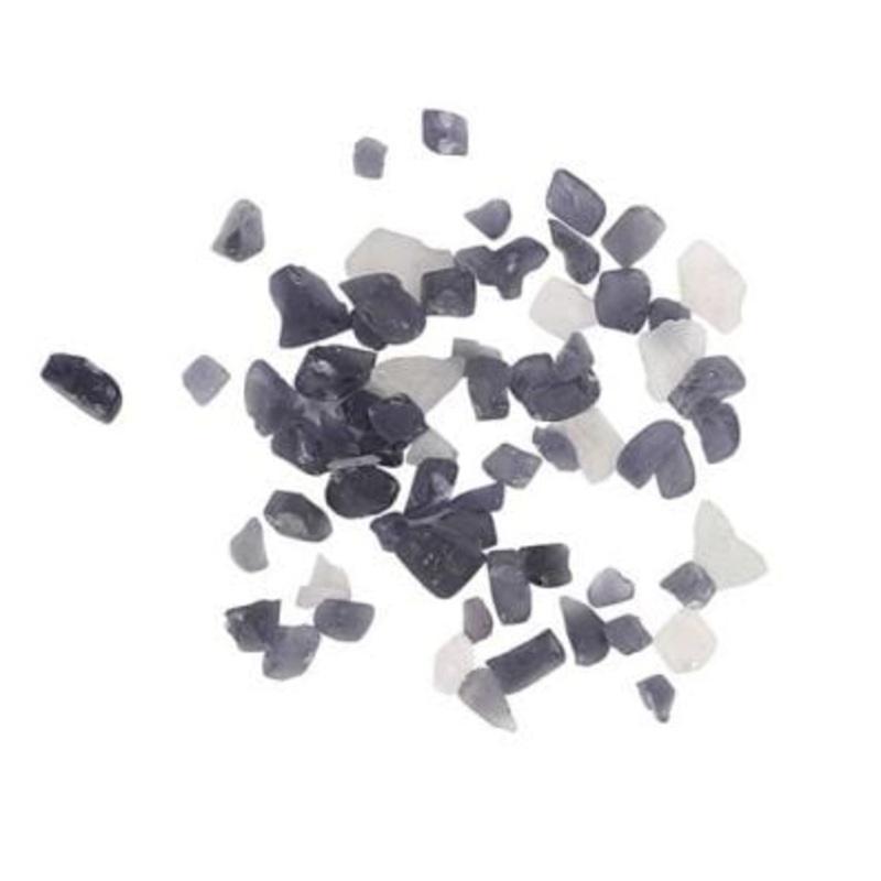 Amantii Fireglass (Smokey Grey & White) - AMSF-GLASS-14