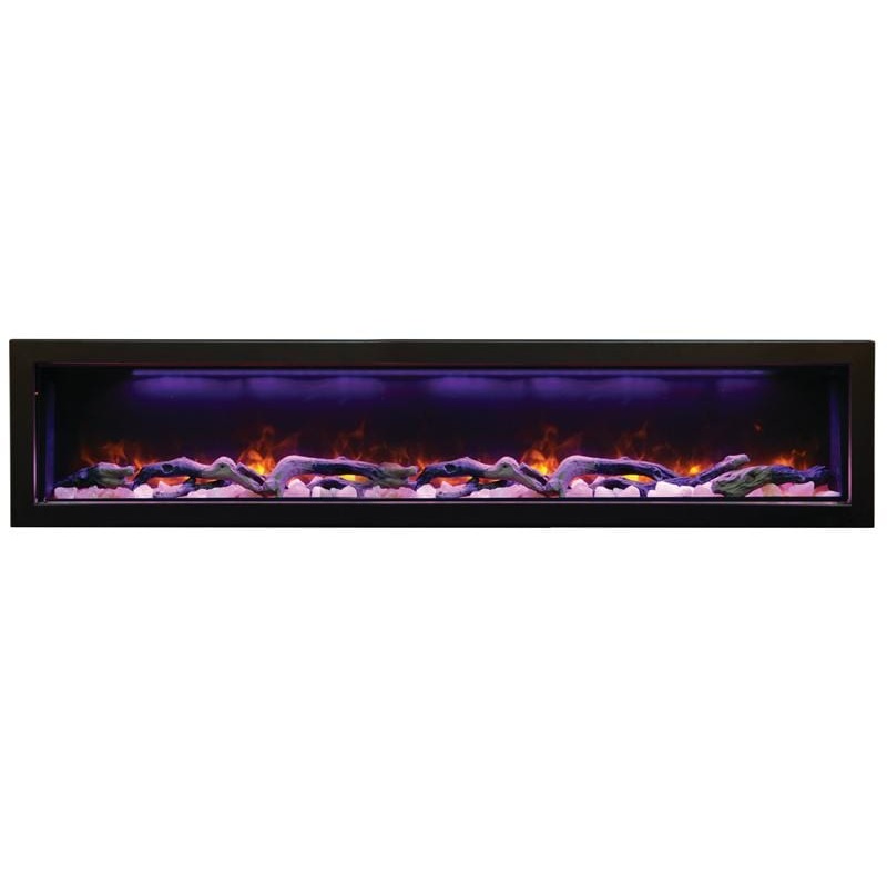 Amantii Panorama Deep 72 Indoor / Outdoor Built-in Electric Fireplace