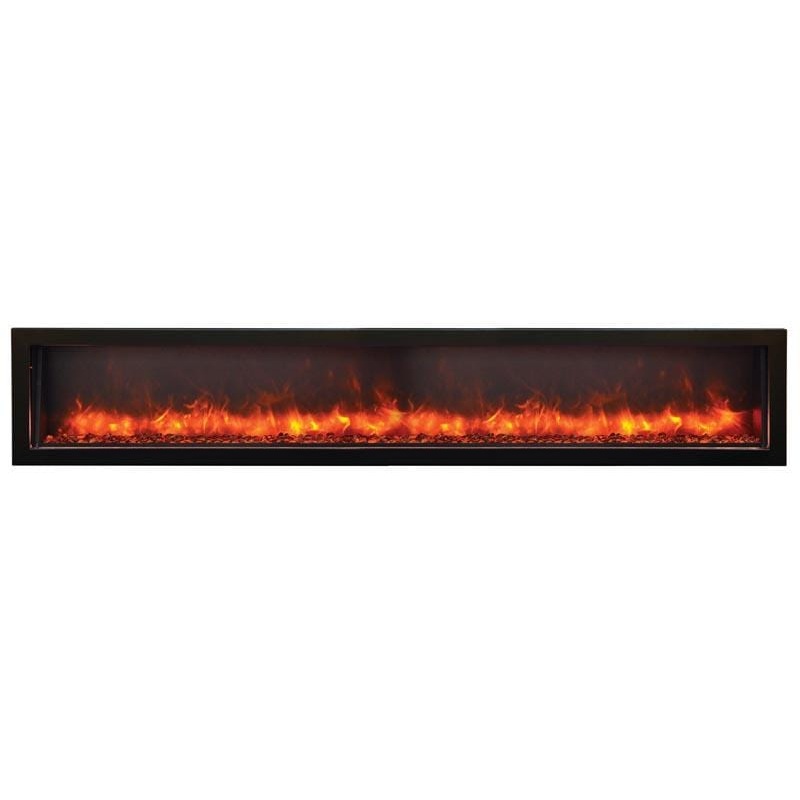 Amantii Panorama Deep 88 Indoor / Outdoor Built-in Electric Fireplace