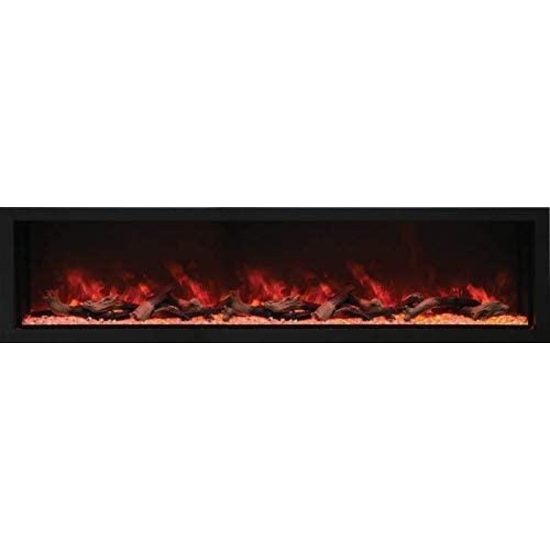 Amantii Panorama Deep Extra Tall 88 Indoor / Outdoor Built-in Electric Fireplace