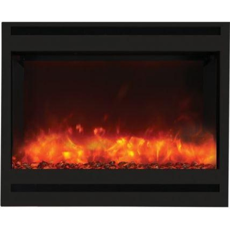Amantii Steel Surround for Zero Clearance Fireplace Insert - STL-SQ