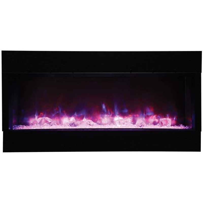 Amantii Tru-View Deep 50 3-Sided Built-In Electric Fireplace