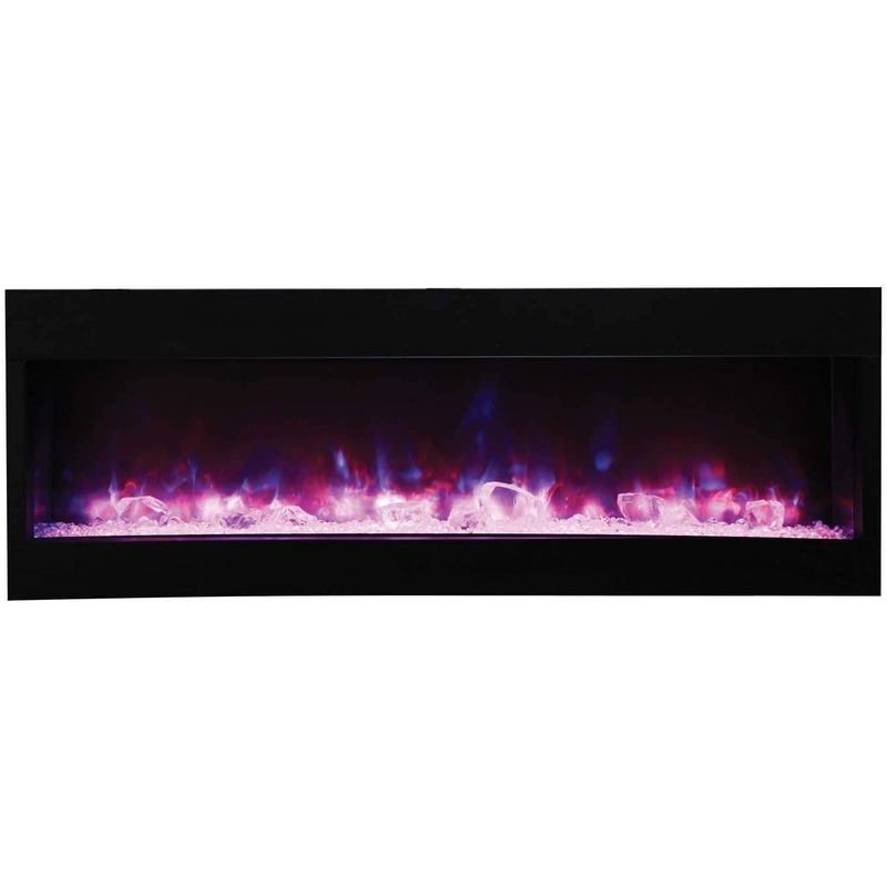 Amantii Tru-View Slim 72 3-sided Indoor / Outdoor Electric Fireplace
