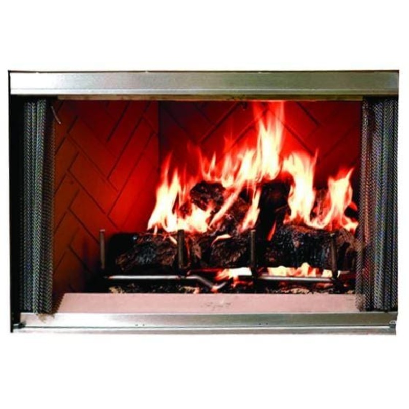 Majestic Bi-Fold Chrome Stainless Steel Glass Door (Montana 36) - DM1836S