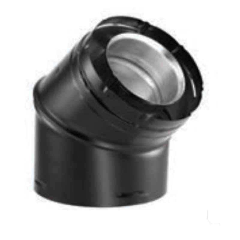 DuraVent 45 Deg. Elbow (Black) - 58DVA-E45B