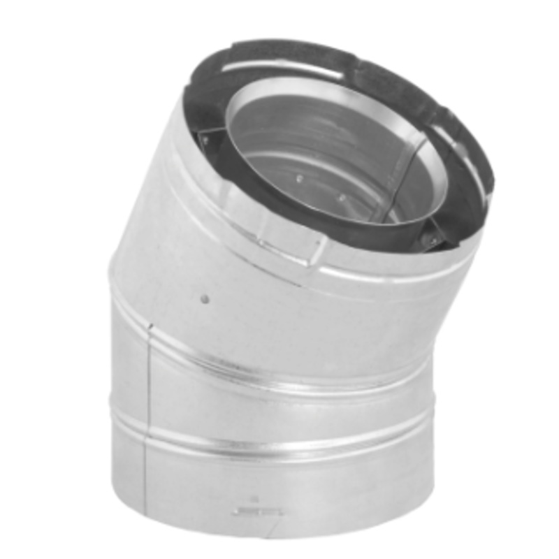 DuraVent 5x8 Diameter 30 Deg. Elbow - 58DVA-E30
