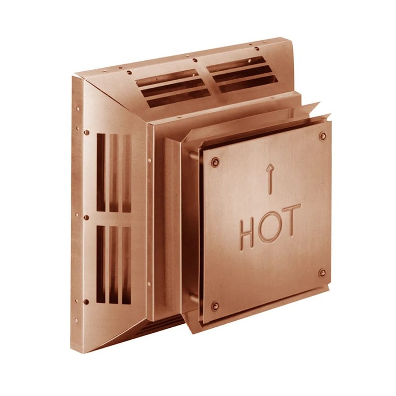 DuraVent Square Horizontal Termination Cap (Copper) - 46DVA-HC-C