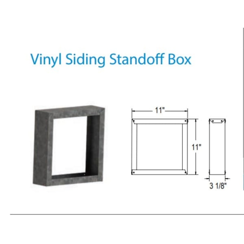 DuraVent Vinyl Siding Standoff Box - DVA-BVS