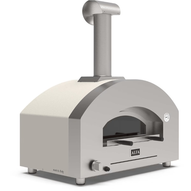 Alfa Futuro 2 Pizze Gas-Fired Pizza Oven (White Stone)