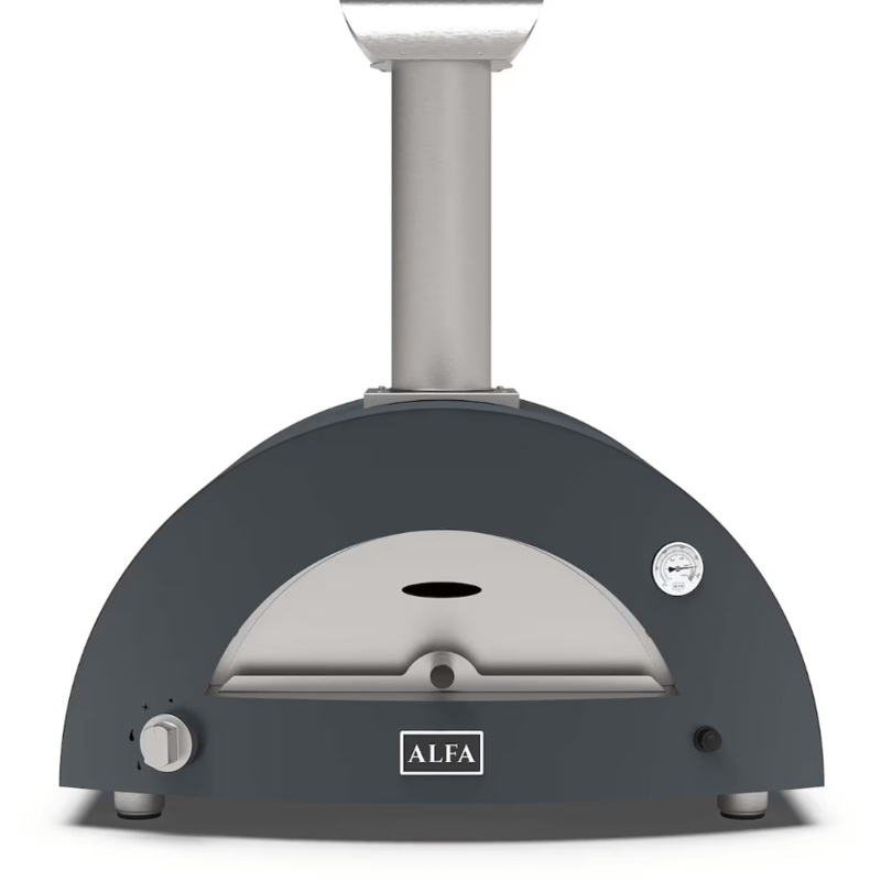 Alfa Moderno 2 Pizze Gas Fired Pizza Oven (Anthracite Grey)