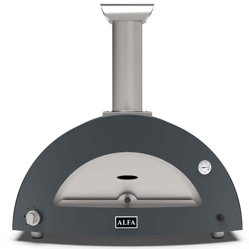 Alfa Moderno 3 Pizze Gas-Fired Pizza Oven (Anthracite Grey)