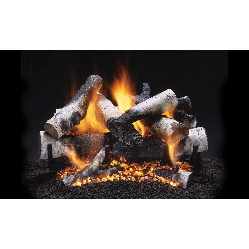 Heatmaster 30" Birch Gas Log Set