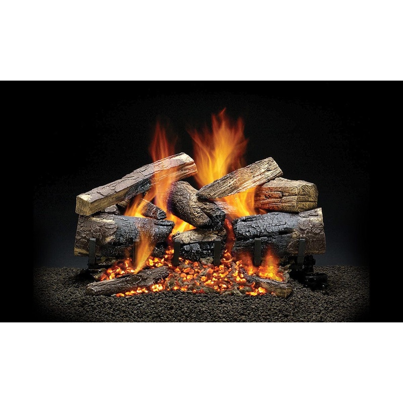 Heatmaster 30" Cherry Gas Log Set