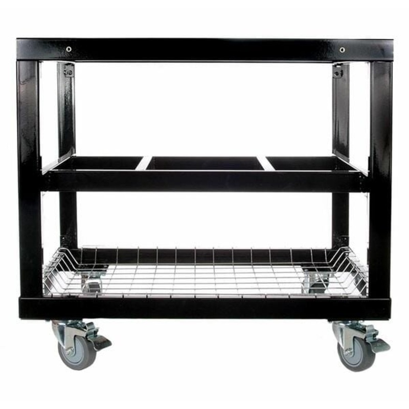 Primo Black Cart Base with Basket for Oval Junior Series Grills - PG00318