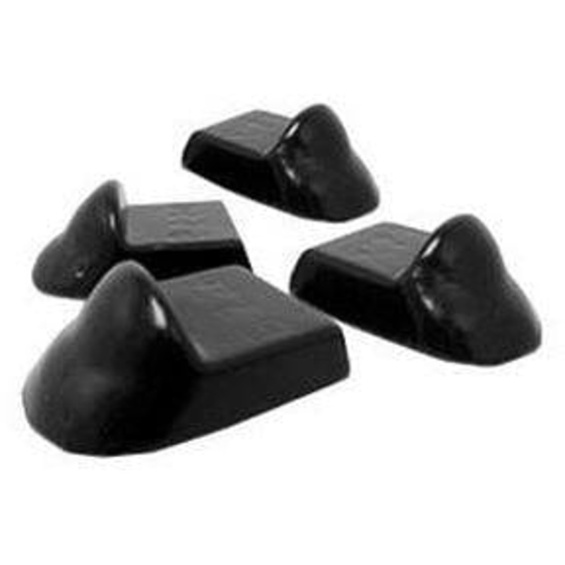 Primo Black Ceramic Feet for Built-in Applications, 4-Piece Set - PG00400