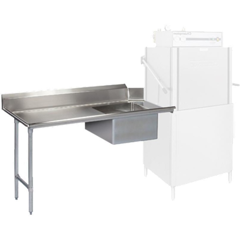 Tarrison - 72" x 30" Left-to-Right Operation Straight Soiled Dishtable - TA-SDT72L