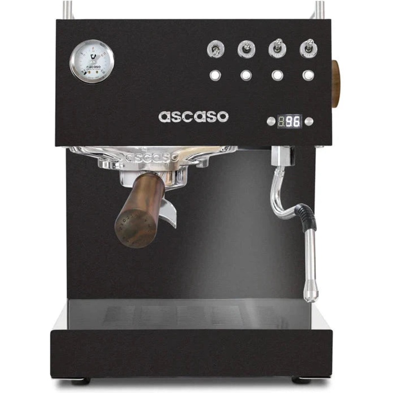 Ascaso - 120V Programmable Espresso Machine with Volumetric Controls and Single Thermoblock Black - UNO108 (Special Order Item, ETA 3-4 Weeks)