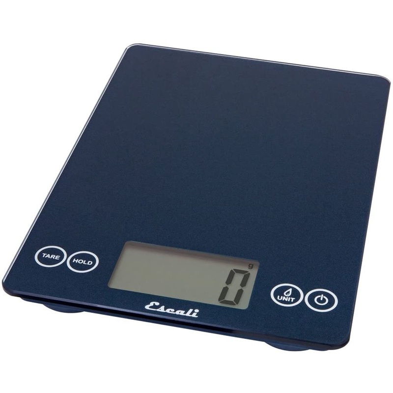 Escali - Arti Glass Blue Mirage Kitchen Scale - 157BM