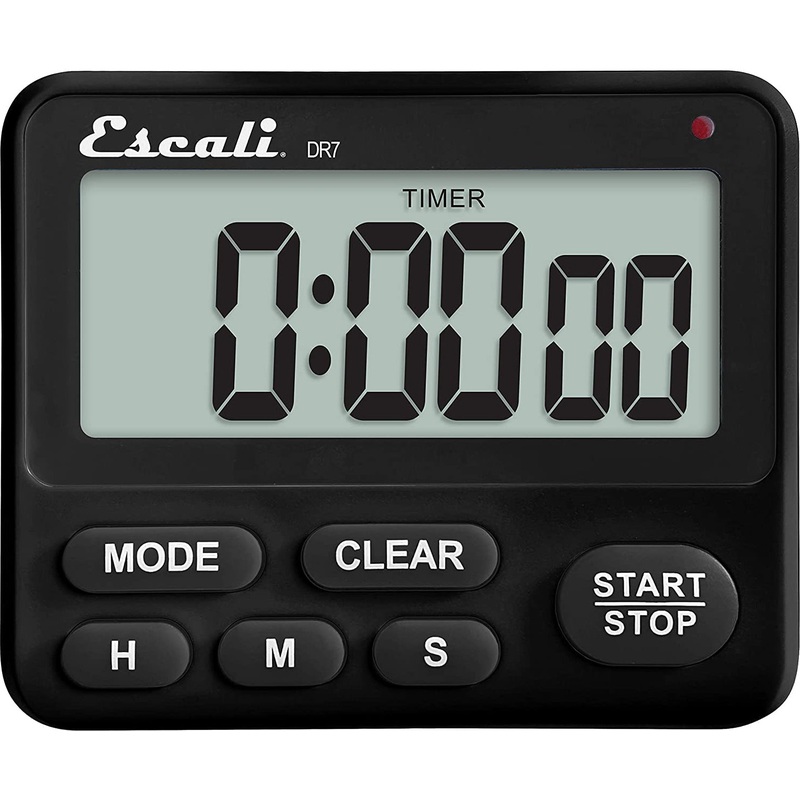 Escali - Black Extra Loud Digital Timer - DR7