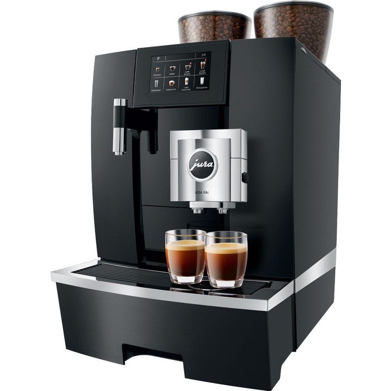 Jura - Impressa GIGA X8c Professional G2 Automatic Coffee Machine Aluminum Black - 15692