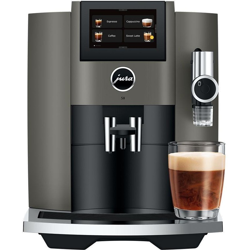 Jura - S8 Dark Inox (NAB) Automatic Coffee Machine Black - 15755