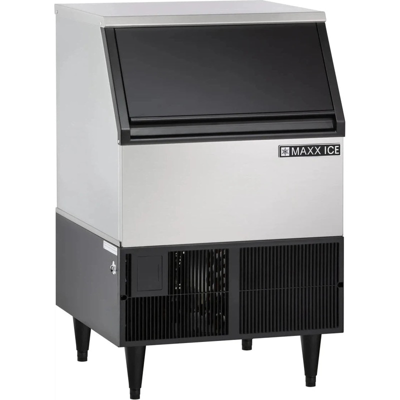 Maxx Cold - 250 lb Stainless Steel Full-Dice Self-Contained Ice Machine - MIM250