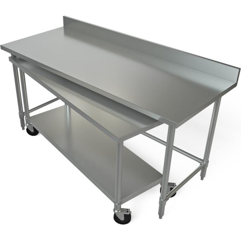 Tarrison - 60" x 30" x 35" Worktable with Nested Lower Table - TA-NT4BS306048-KIT