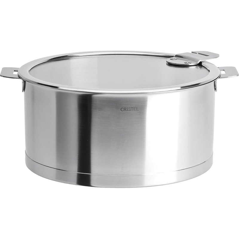 Cristel - 1.5 QT Stainless Steel Saucepan with Lid - C16QLKSA