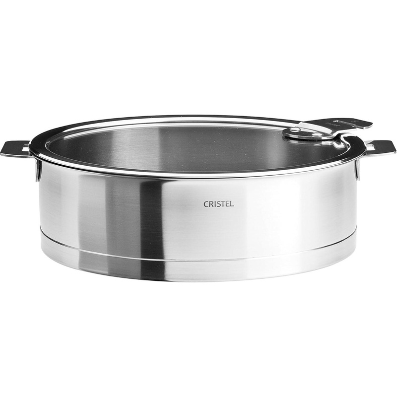 Cristel - 2 QT Stainless Steel Saute Pan with Lid - S20QLKSA