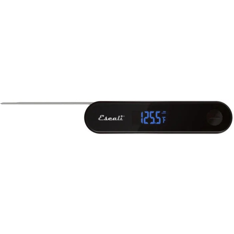 Escali - 10.42" Black Stelo Waterproof Folding Thermometer - DH10