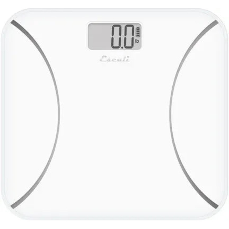 Escali - 400 lbs White Kinetic Bathroom Scale - BK180-W