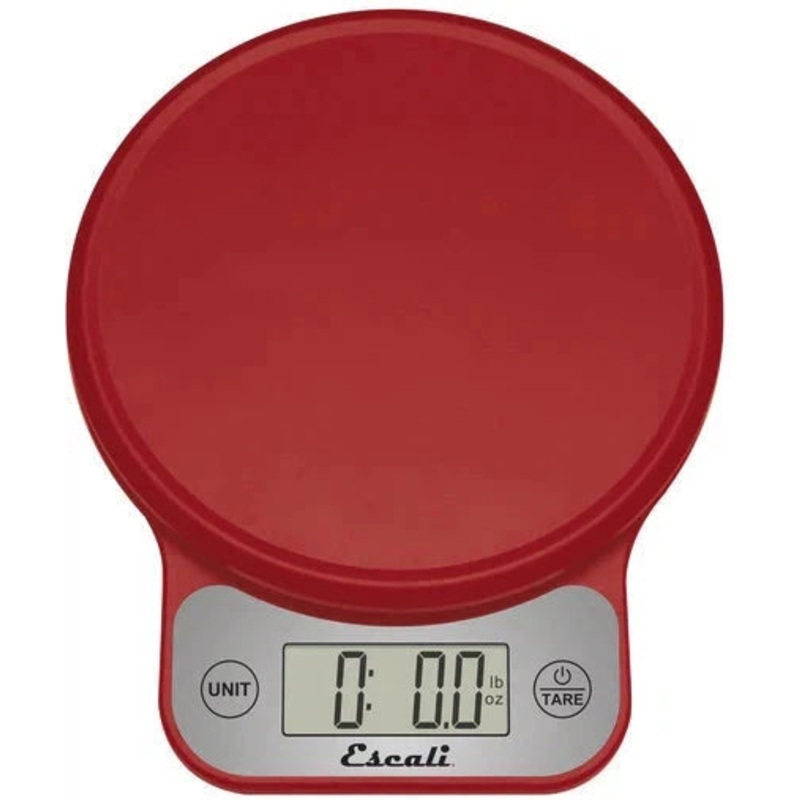 Escali - Red Telero Digital Kichen Scale - T136R