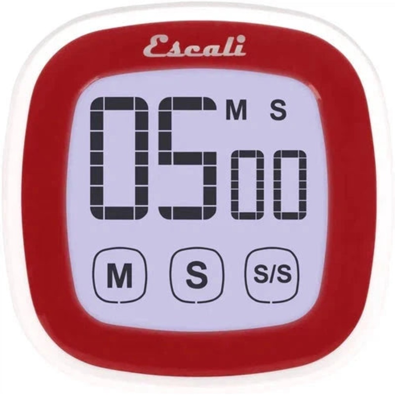 Escali - Red Touch Screen Digital Timer - DR3-R