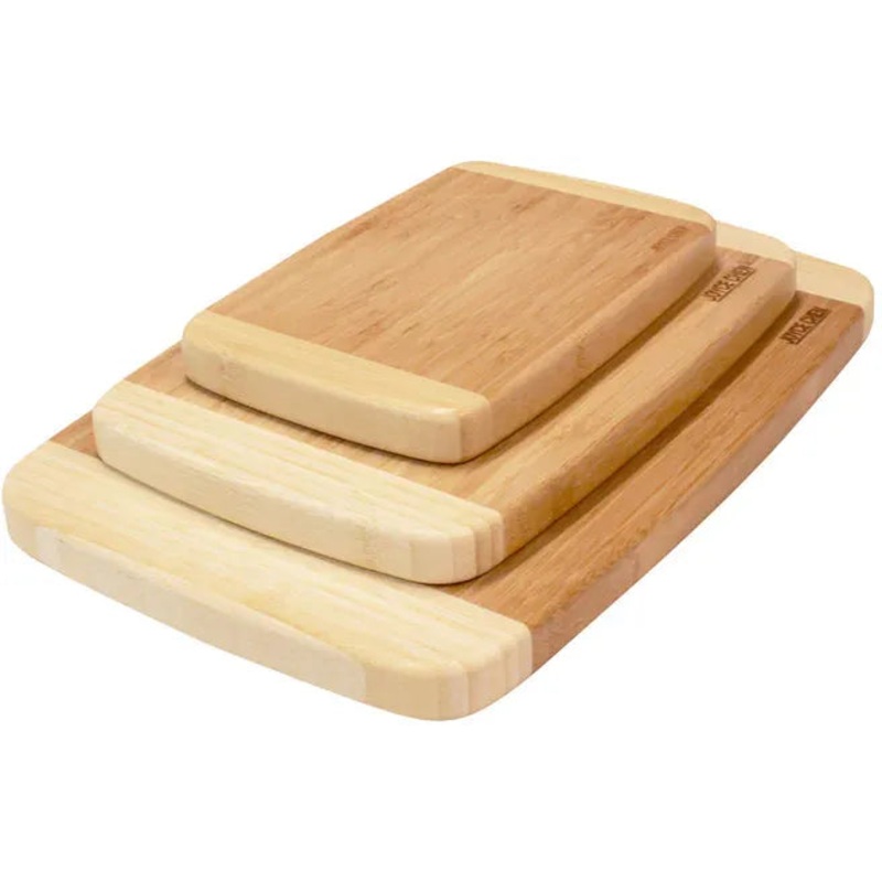 Joyce Chen - 3 Pcs Burnished Bamboo Cutting Board Set - JCK002