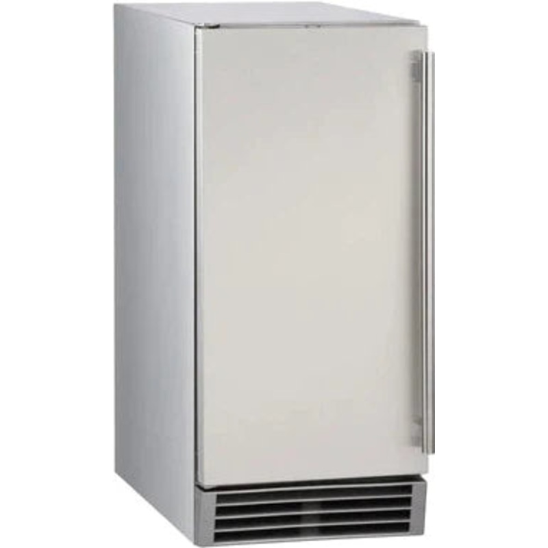 Maxx Cold - 50 lb Stainless Steel Premium Outdoor Self-Contained Ice Machine with Pump - MIM50P-O
