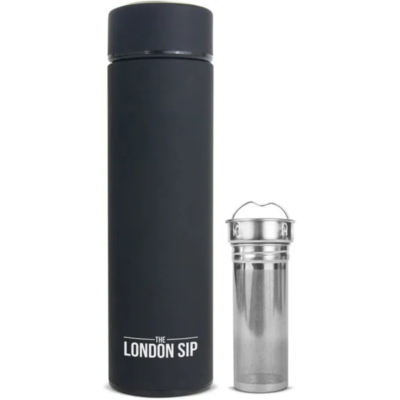 The London Sip - 16 Ounce Black Tea Infuser Bottle - TB16-B
