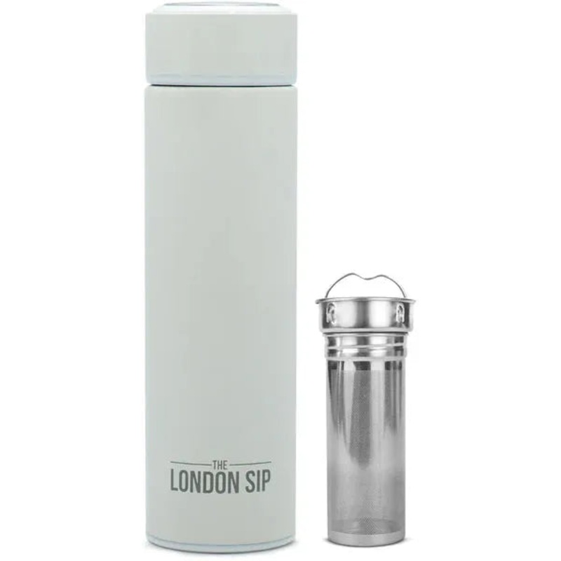 The London Sip - 16 Ounce Pearl White Tea Infuser Bottle - TB16-PRL