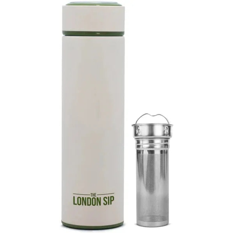 The London Sip - 16 Ounce Safari Beige Tea Infuser Bottle - TB16-SFB