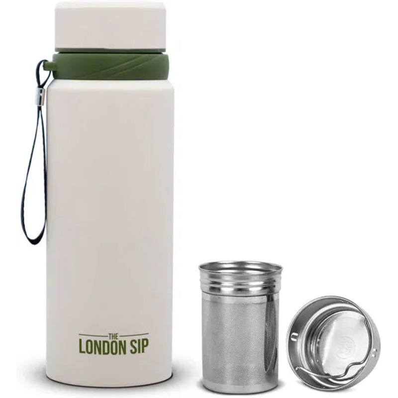 The London Sip - 25 Ounce Safari Beige Tea Infuser Bottle - TB25-SFB