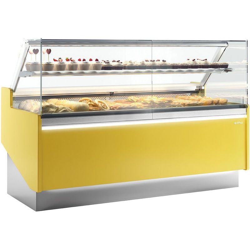 Infrico - 50" Straight Glass Lyon Serie Series Pastry Display Case - IDC-VLY12