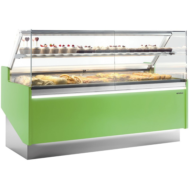 Infrico - 61" Straight Glass Lyon Serie Series Pastry Display Case - IDC-VLY15