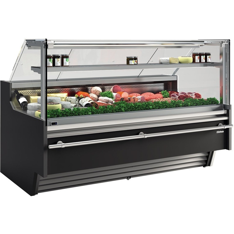 Infrico - 61" Two Door Deli Display Case Without Storage - IDC-VBC15RCP