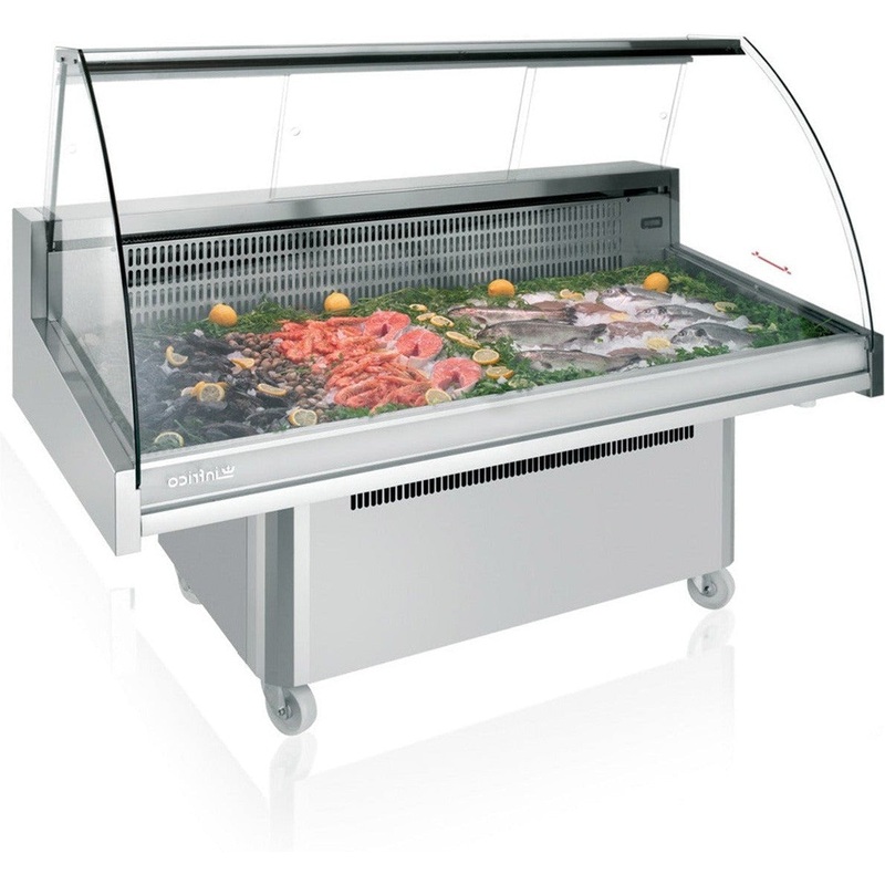 Infrico - 64" Malaga Series Fish Display Case - IDC-VML 15