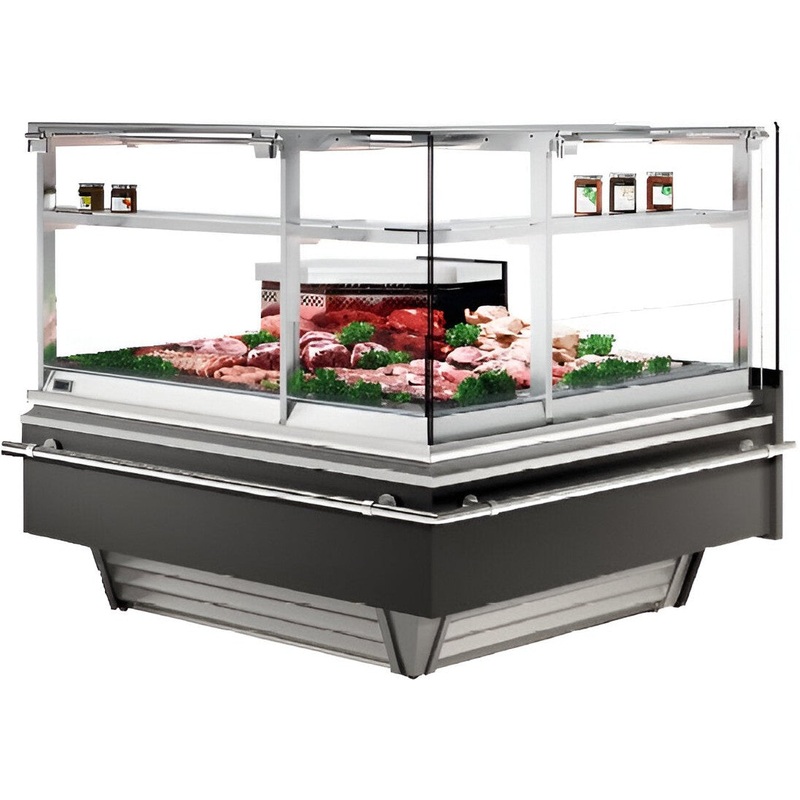 Infrico - 73" Deli Display Case With Storage - IDC-VBC90AASCP