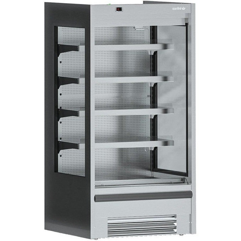 Infrico - 77" Stainless Steel Multidesk Grab and Go Merchandiser - IAG-ML18IM1