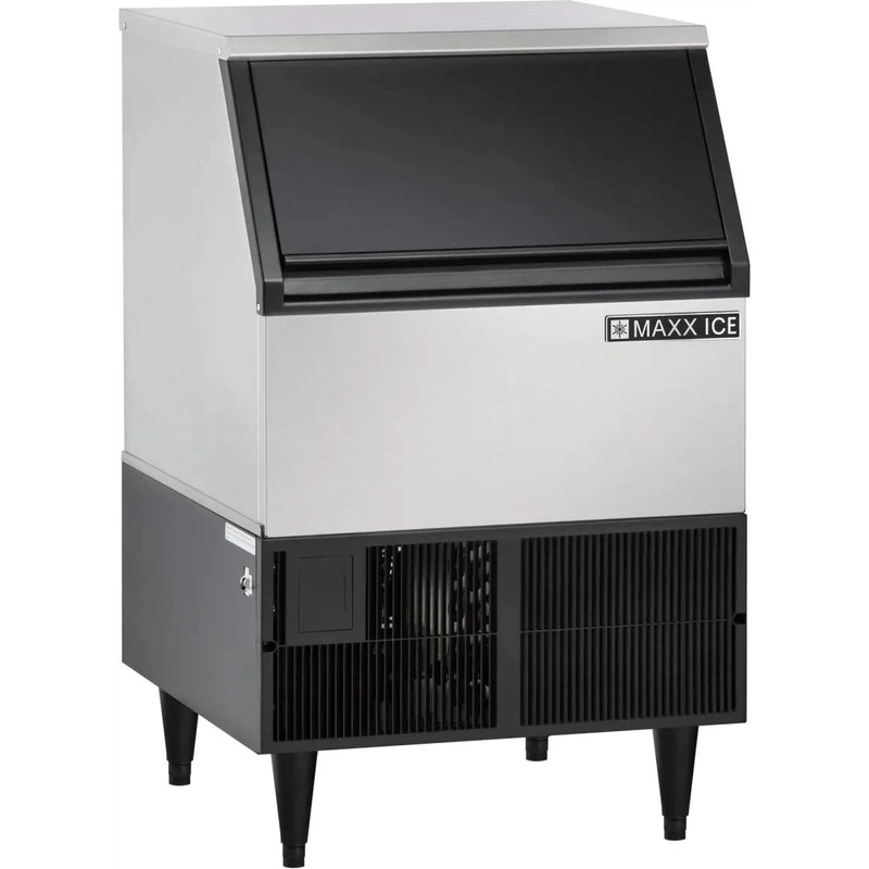 Maxx Cold - 265 lb Stainless Steel Half-Dice Self-Contained Ice Machine - MIM265H