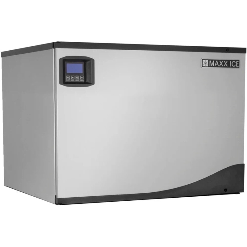 Maxx Cold - Intelligent Series 370 lb Stainless Steel Full-Dice Modular Ice Machine - MIM370N