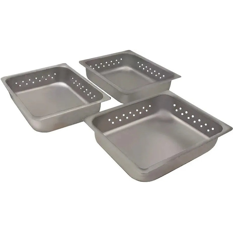 Antunes - 1/2 Size Steam Food Warmer Pan for DFW-100/DFW-150/DFW-200/DFW-250, Pack of 3 - 7000704