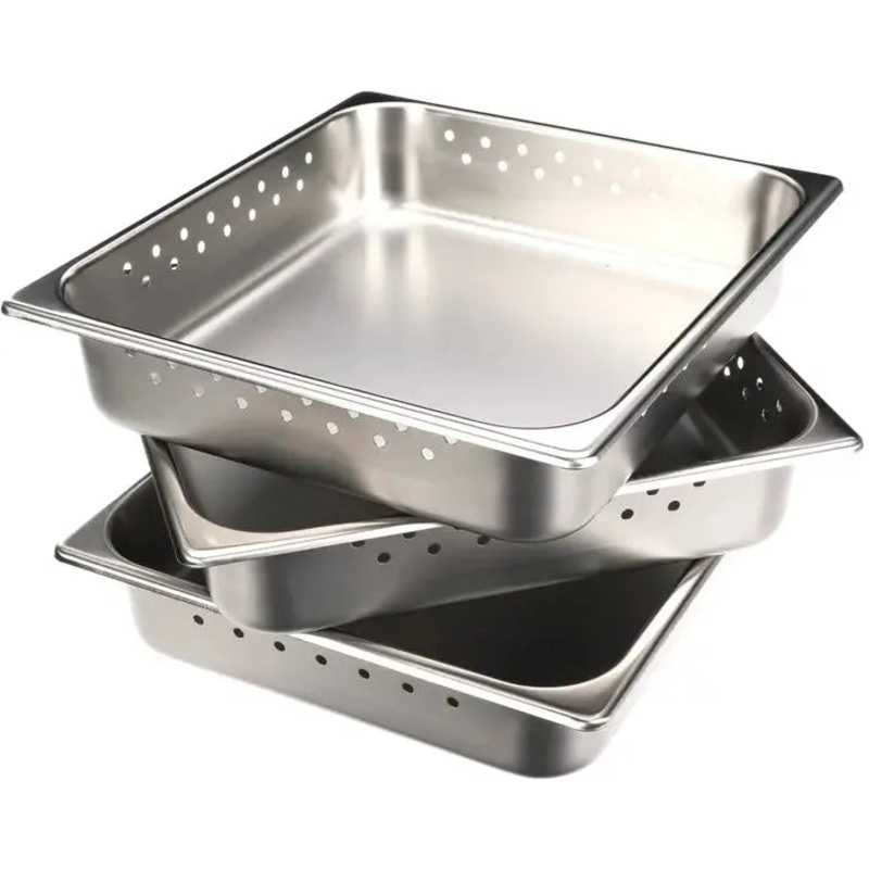 Antunes - 2/3 Size Steam Food Warmer Pan for DFWT-100/DFWT-150/DFWT-200/DFWT-250, Pack of 3 - 7000705